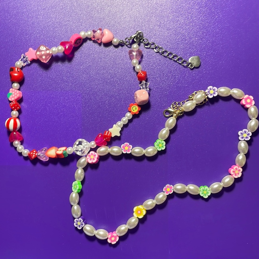 Y2K- PACK OF TWO NECKLACES
